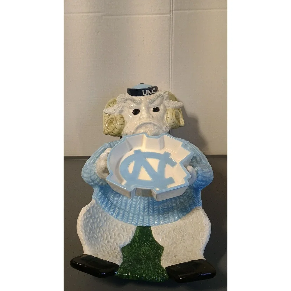 Slavic Treasures UNC Tar Heels Rameses Chip Dip Server  2003 Excellent  *Rare*